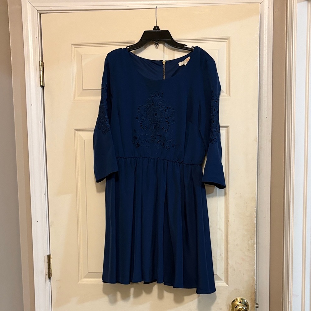 Elegant Blue Maxi Dress